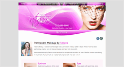 Desktop Screenshot of permanentmakeupbytatiana.com